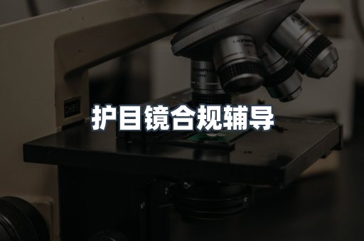 护目镜合规辅导